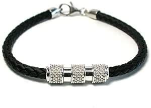 berenice bracciale cuoio argento